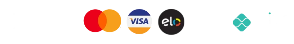 Mastercard, Visa, Elo e Pix